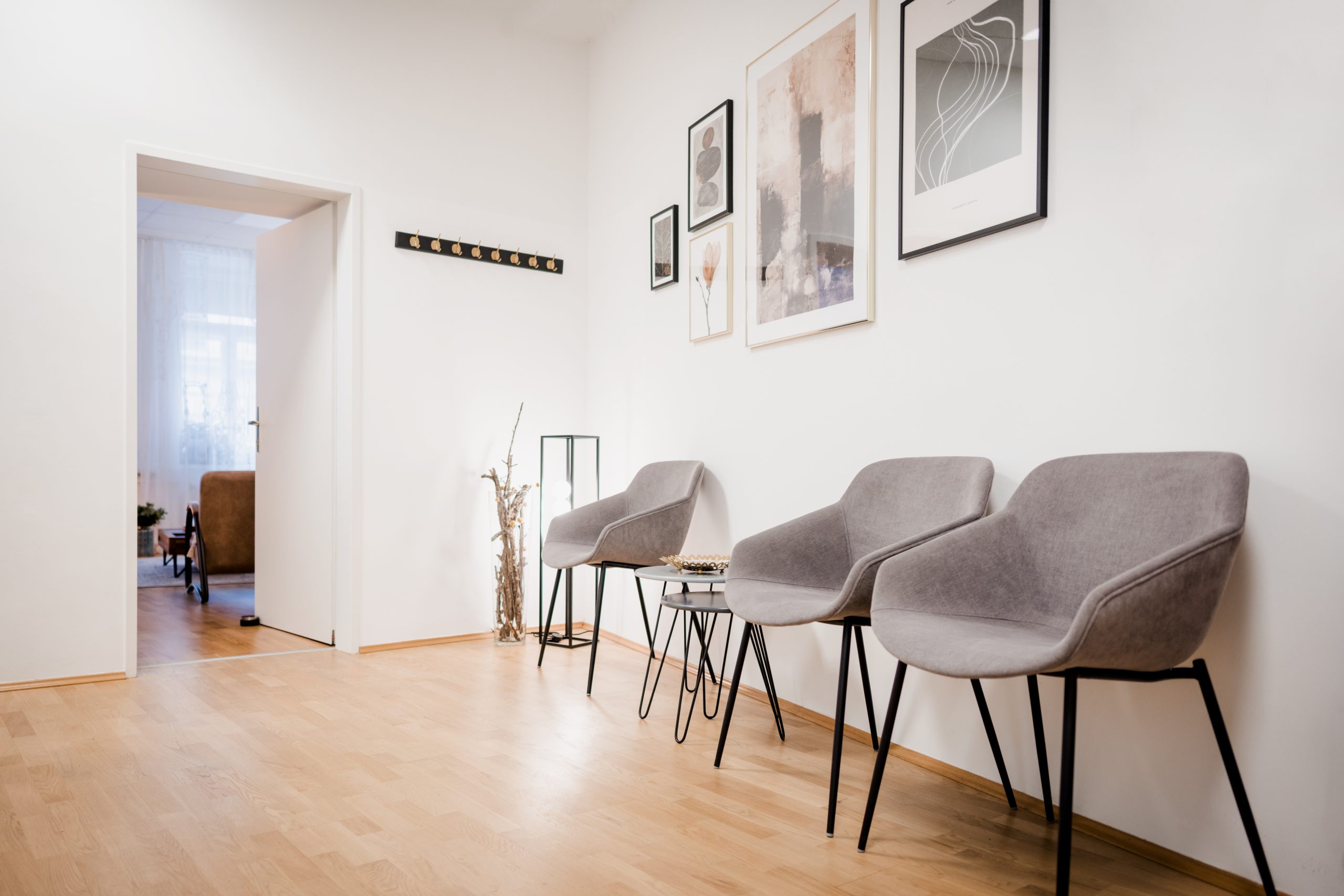 R&auml;umlichkeiten der psychotherapeutischen Praxis Marxergasse im 3. Bezirk von Wien